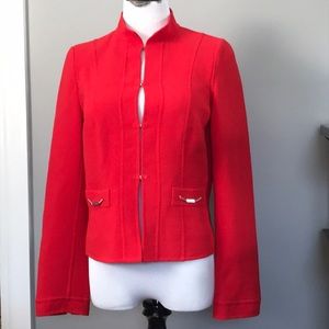 ESCADA SZ8 Red Wool Jacket